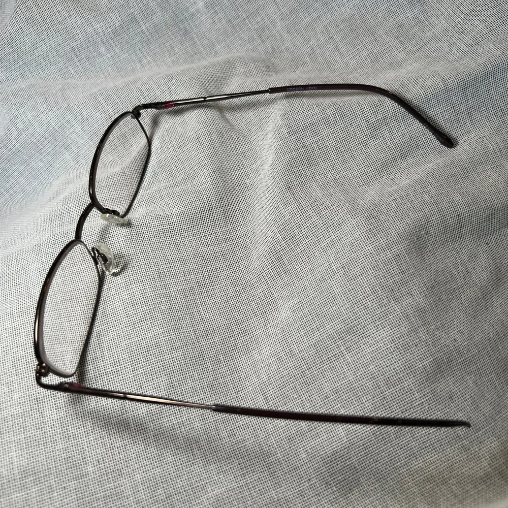 MODERN VERN Eyeglasses Adult 52-20-135‎ Brown Rectangular Full Rim Frames Metal
